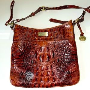Pecan Brahmin Cross Body with Dust Bag